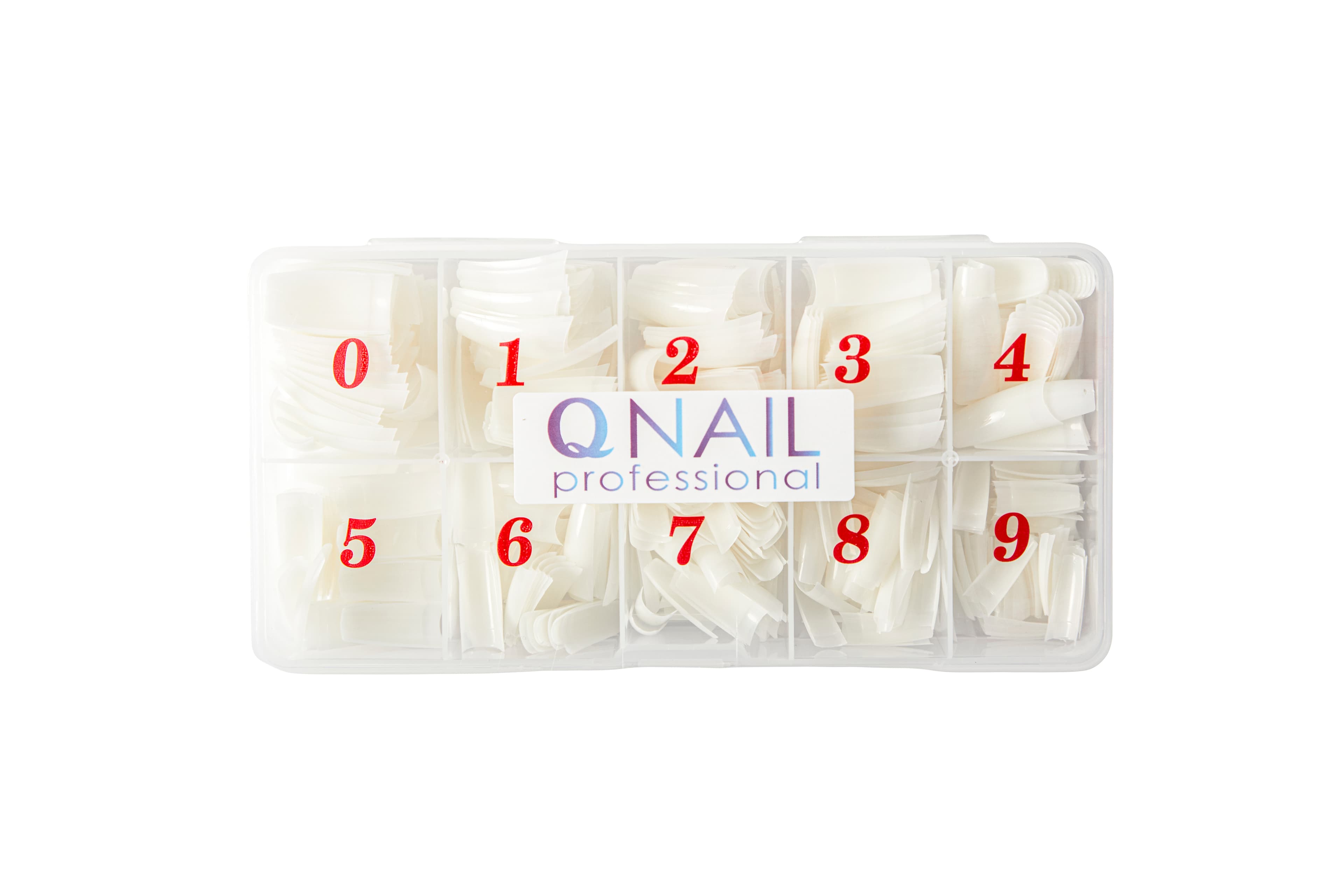 Qnail Professional Tips Yarım Ay Protez Tırnak Kemik 500'lu