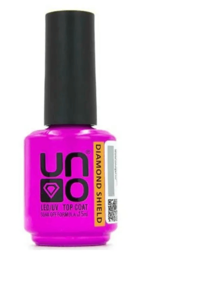 QNAIL Professional UNO Diamond Shield Top Coat – LED/UV 15 ml