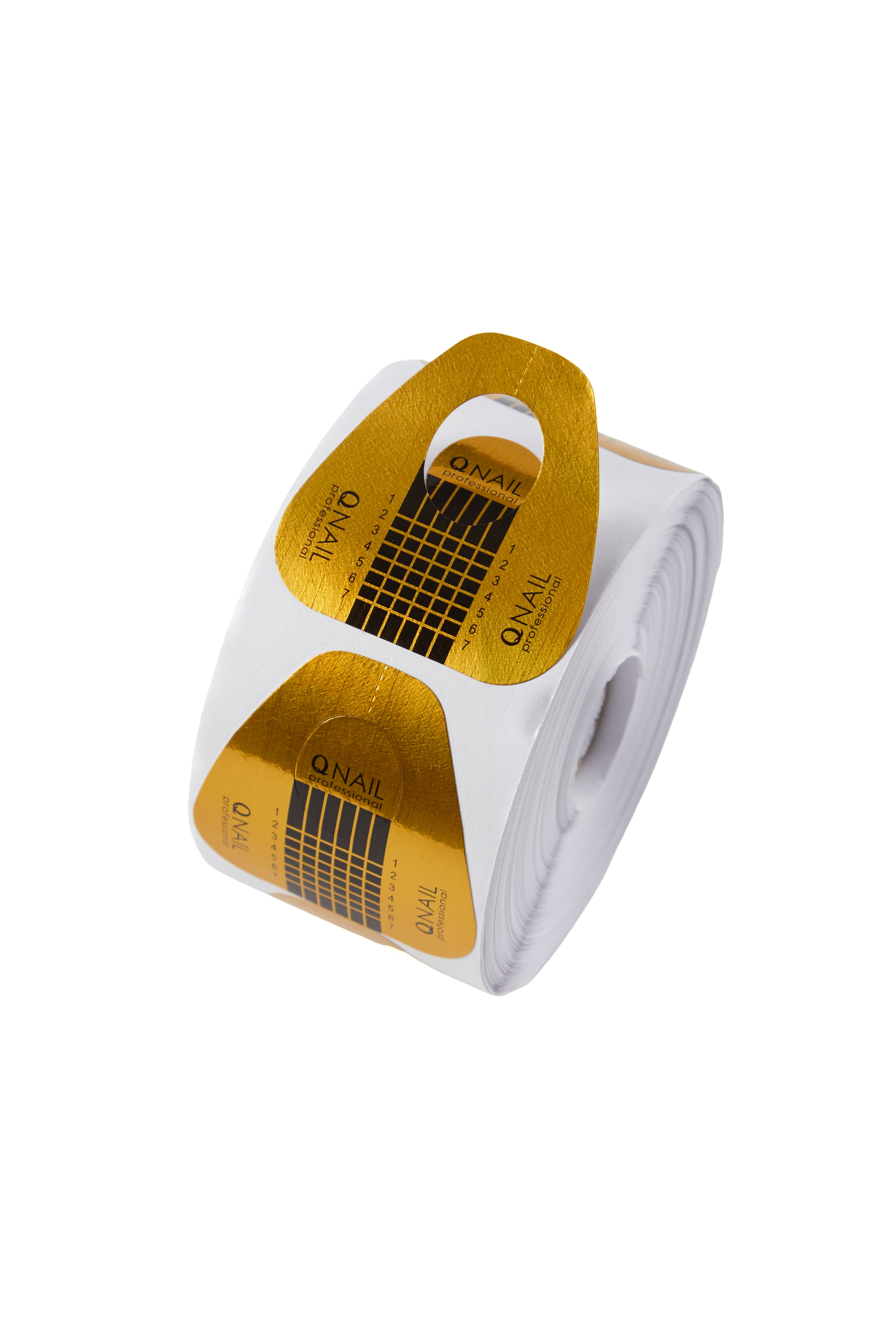 Qnail Professional Gold Protez Tırnak ve Takma Tırnak Şablonu 500'lu